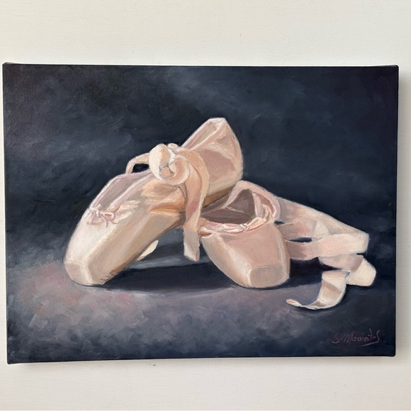 Elegant Ballet Shoes Art Painting - Picture 5 of 5